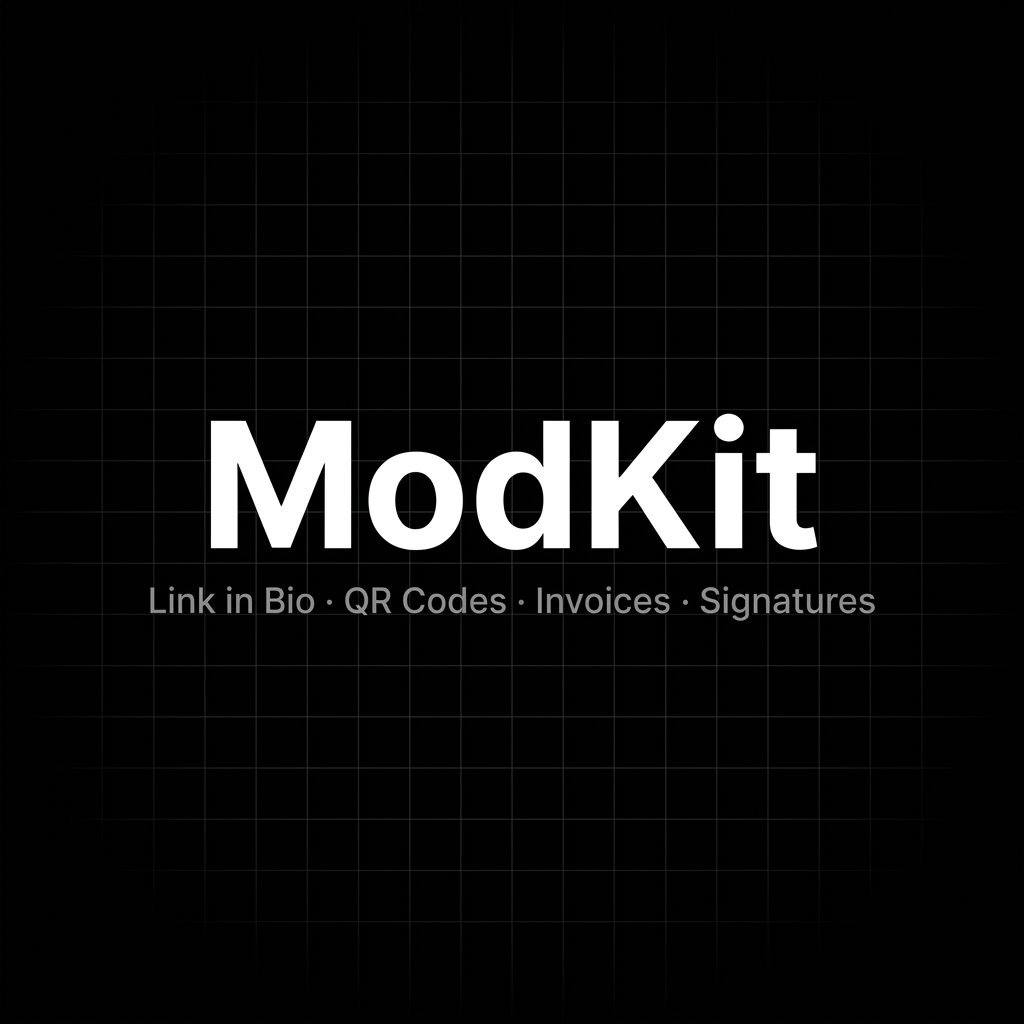 I got tired of bloated SaaS suites, so I built four hyper-minimalist utilities for builders (Bio pag